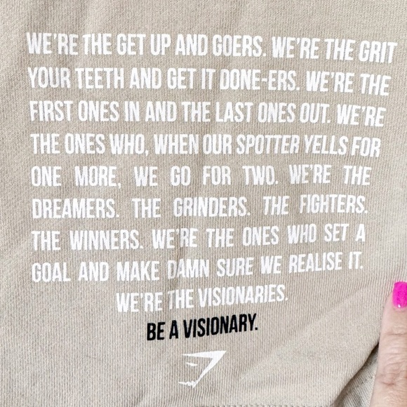 Gym Shark Cropped Hoodie - Picture 6 of 7